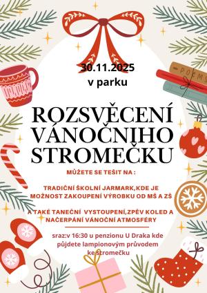 Rozsvěcení vánočního stromečku